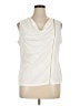 Rafaella 100% Polyester Ivory Sleeveless T-Shirt Size XL - photo 1