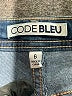 Code Bleu Solid Blue Jeans Size 6 - photo 7
