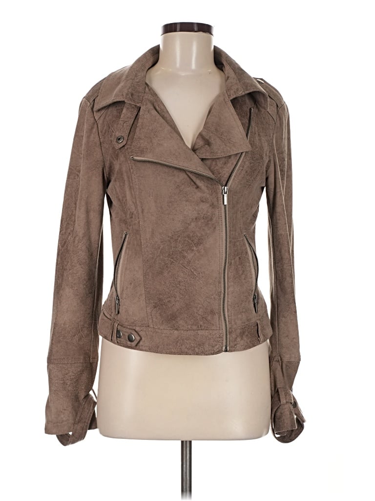 Pre-owned Blanc Noir Jacket In Brown