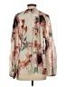 Lindex Floral Ivory Pink Sleeveless Blouse Size S - photo 2