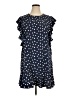 Vineyard Vines 100% Polyester Polka Dots Blue Casual Dress Size 16 - photo 1