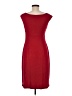 Connected Apparel Solid Burgundy Cocktail Dress Size 8 - photo 2