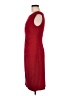 Connected Apparel Solid Burgundy Cocktail Dress Size 8 - photo 5