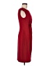 Connected Apparel Solid Burgundy Cocktail Dress Size 8 - photo 4