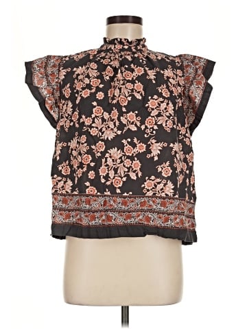 Pinch Sleeveless Blouse (view 1)