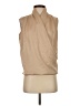 Commense 100% Polyester Tan Sleeveless Blouse Size S - photo 1