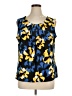 Kasper Yellow Sleeveless Blouse Size 1X - photo 1