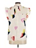 THML 100% Polyester Ivory Sleeveless Blouse Size M - photo 2