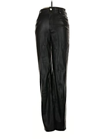 Zara Faux Leather Pants (view 1)