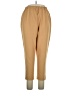 Roaman's 100% Polyester Solid Tan Casual Pants Size 14 - photo 1