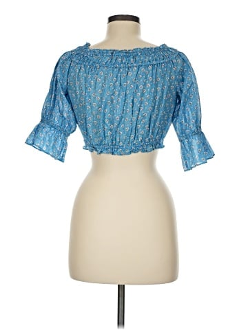 LoveShackFancy Short Sleeve Blouse (view 2)