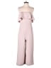 Babaton 100% Polyester Solid Pink Jumpsuit Size 2 - photo 1