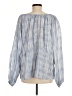 ONE X ONETEASPOON Blue Long Sleeve Blouse Size M - photo 2