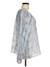 ONE X ONETEASPOON Blue Long Sleeve Blouse Size M - photo 4