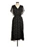 DKNY 100% Polyester Polka Dots Black Cocktail Dress Size 8 - photo 1