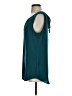 CAbi 100% Polyester Teal Sleeveless Blouse Size S - photo 5