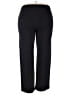 Purejill Solid Black Gold Active Pants Size L - photo 2