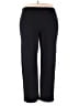 Purejill Solid Black Gold Active Pants Size L - photo 1