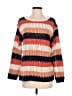 L.L.Bean Signature Stripes Orange Pullover Sweater Size S - photo 1