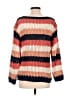 L.L.Bean Signature Stripes Orange Pullover Sweater Size S - photo 2