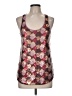 Fossil 100% Polyester Burgundy Sleeveless Top Size M - photo 1