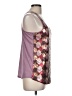 Fossil 100% Polyester Burgundy Sleeveless Top Size M - photo 4