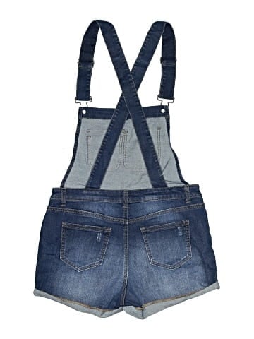 Wax Jean Overall Shorts (view 2)