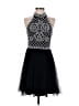 Xscape Black Cocktail Dress Size 4 - photo 1