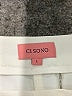 Ci Sono Solid Ivory Shorts Size L - photo 3