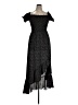 Blue Rain 100% Polyester Black Casual Dress Size XL - photo 1