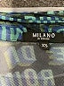 Milano Print Teal Long Sleeve Blouse Size XS - photo 7