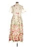 Unbranded 100% Polyester Floral Ivory Cocktail Dress Size 1X - photo 2