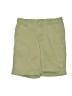 Gap Solid Green Khaki Shorts Size 14 - photo 1