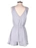 Eloise Solid Gray Romper Size S - photo 2