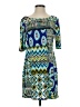 Bethany Print Blue Casual Dress Size S - photo 1