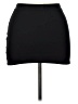 Sourpuss Solid Black Casual Skirt Size XL - photo 2