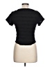 Listicle Black Short Sleeve Top Size L - photo 2