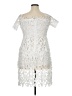 Shein 100% Polyester White Cocktail Dress Size XL - photo 2