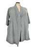Assorted Brands 100% Cotton Gray Cardigan Size XXXL - photo 1