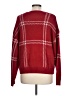Shein 100% Acrylic Plaid Red Pullover Sweater Size 12 - photo 2