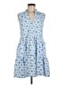 Mahi Gold Blue Casual Dress Size M - photo 1