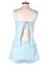 Line & Dot Checkered-gingham Blue Romper Size S - photo 2