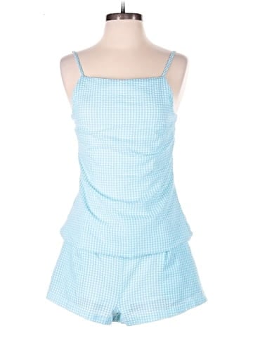 Line & Dot Romper (view 1)