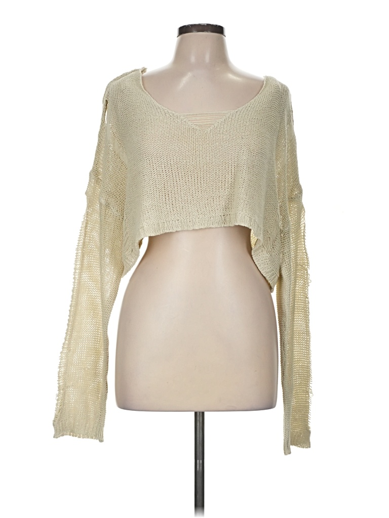 Pre-owned Hyfve Pullover Sweater In Ivory