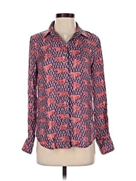 J.Crew Collection Long Sleeve Silk Top (view 1)