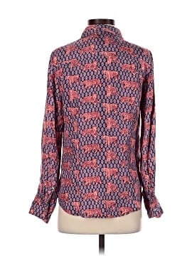J.Crew Collection Long Sleeve Silk Top (view 2)