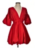 Unbranded 100% Polyester Red Cocktail Dress Size XS - photo 1