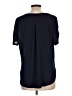 Lily White 100% Polyester Black Short Sleeve Top Size XL - photo 2