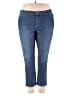 Cj Banks Solid Blue Jeans Size 20 Petite - photo 1