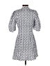 Club Monaco 100% Polyester Polka Dots White Casual Dress Size 2 - photo 2